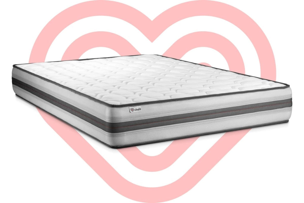 Materasso 140x200cm a molle insacchettate e memory foam - Vitalpower Recover