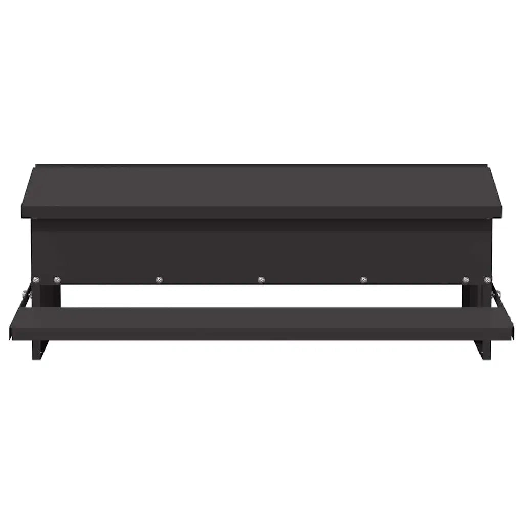 Mangiatore a Pedale per Pollo Nero 75 x 53 x 20,5 cm CFW2994317