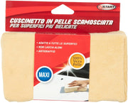 Cuscinetto singolo maxi in pelle naturae scamosciata