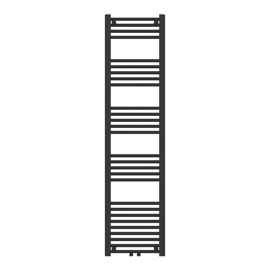 Radiatore scaldasalviette da bagno acciaio 160 x 40 cm nero 03_0010426