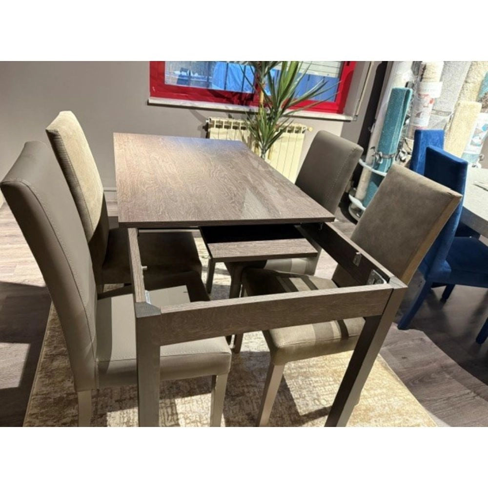 Tavolo allungabile Firenze 120x80 colore rovere grigio