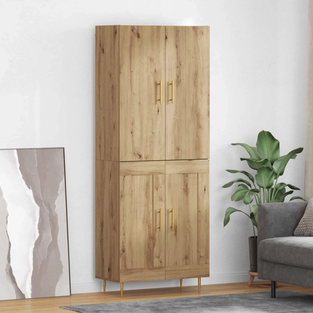 Credenza | Madia | Buffet da pranzo | Armadio da pranzo Rovere artigianale 69,5 x 34 x 180 cm