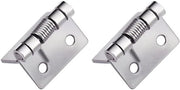 Veerscharnieren Premium Self-Blocking in Acciaio Inox per Edilizia Residenziale e Commerciale - Set da 2 - Dimensioni 25×32×1,5mm