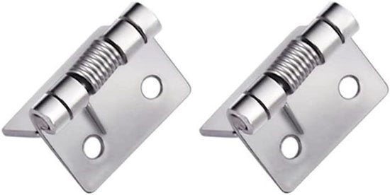 Veerscharnieren Premium Self-Blocking in Acciaio Inox per Edilizia Residenziale e Commerciale - Set da 2 - Dimensioni 25×32×1,5mm