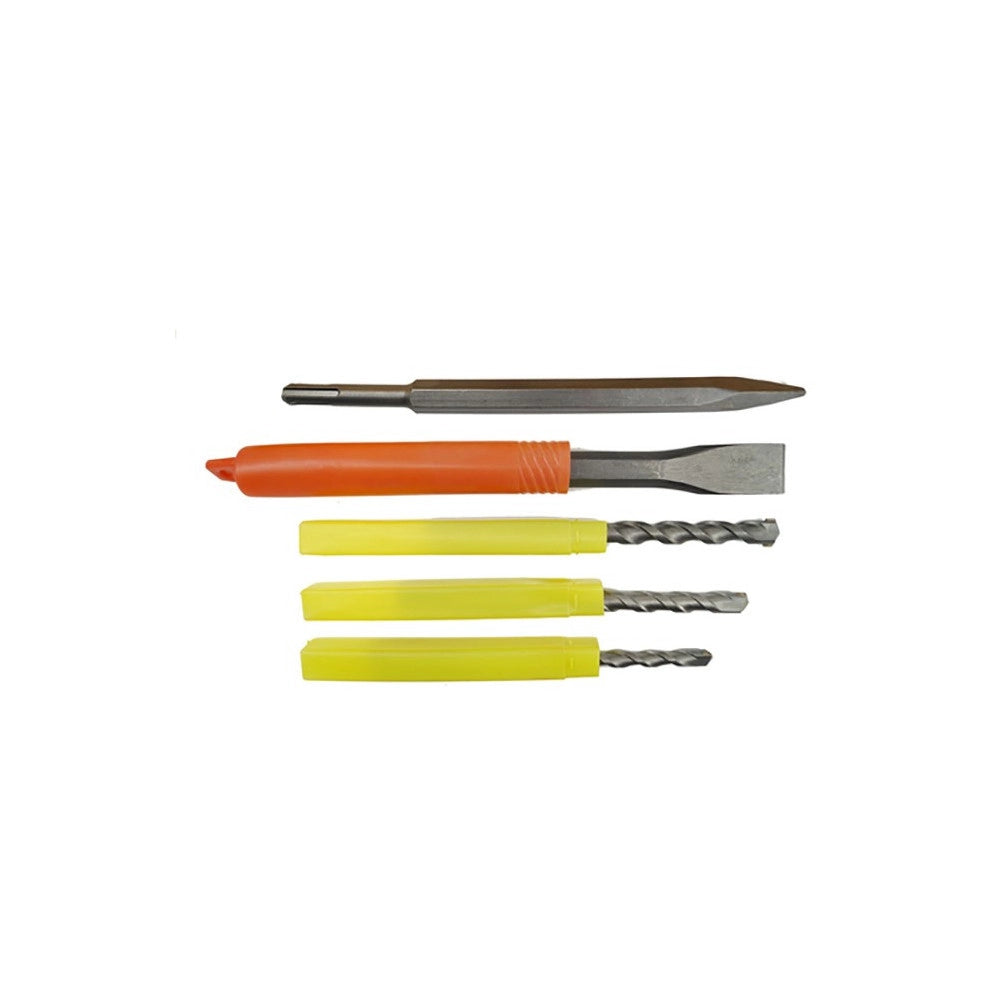 Trade Shop - Trapano Scalpellatore Martello Demolitore 1350w 28mm Tassellatore 5 Accessori -