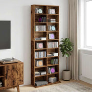 Mobile per CD Legno antico 65 x 23,5 x 175 cm 8012664