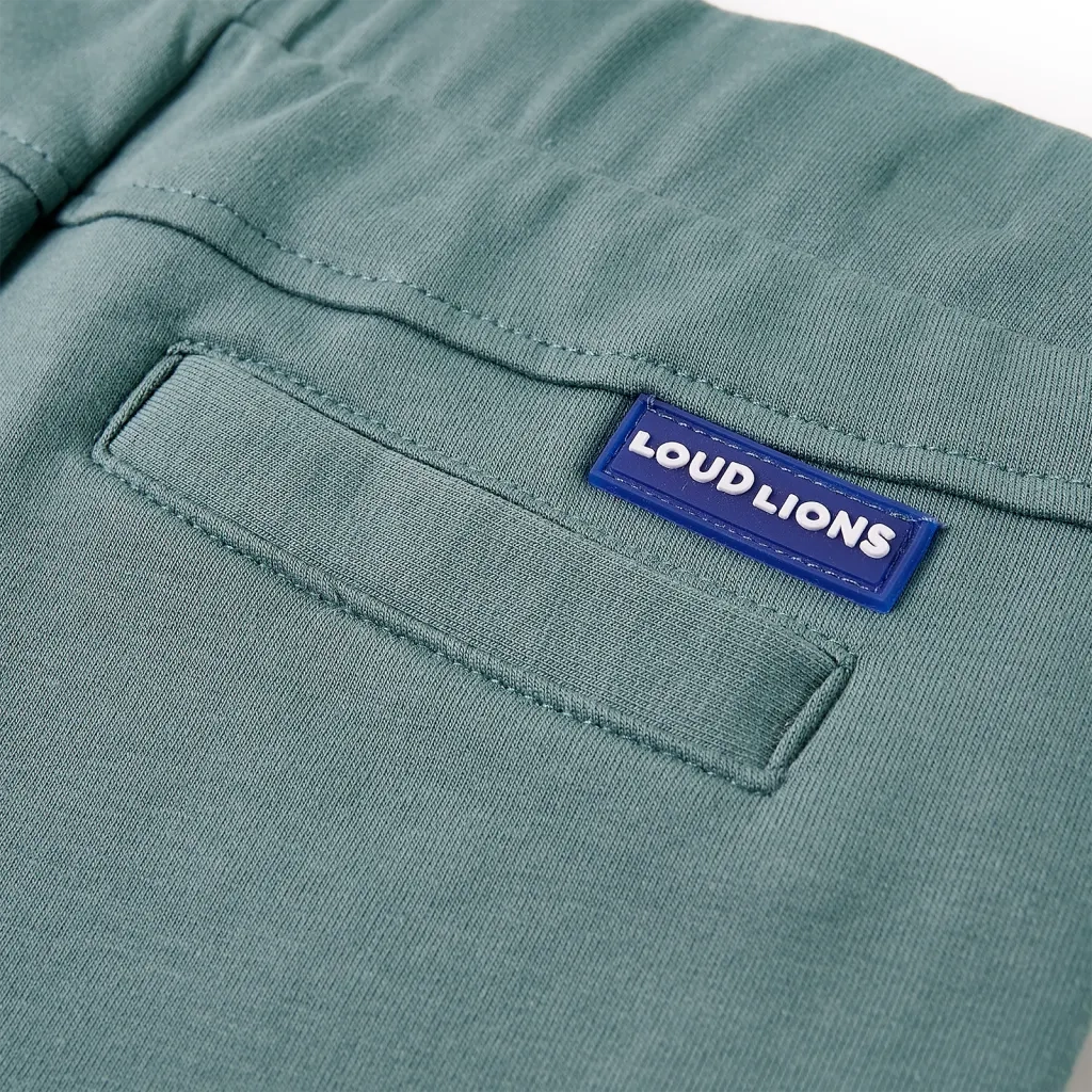 Pantaloncini per Bambini con Coulisse Petrolio Antico 140 CFW5283604