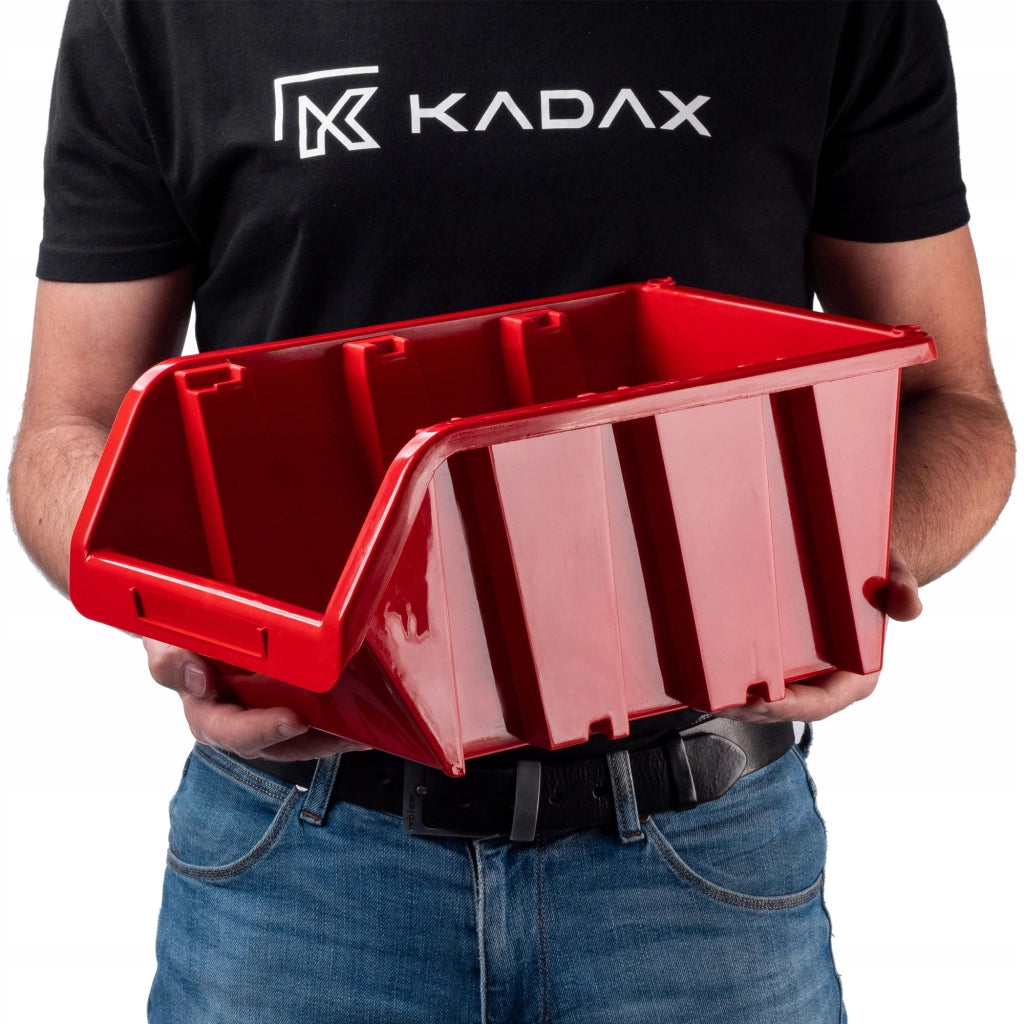 Set di 50 vassoi portaoggetti da officina KADAX, dimensioni 390x240 mm.