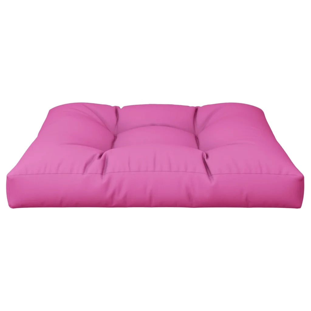 Cuscino per pallet | Cuscini per sedie Rosa 70x70x12 cm in Tessuto