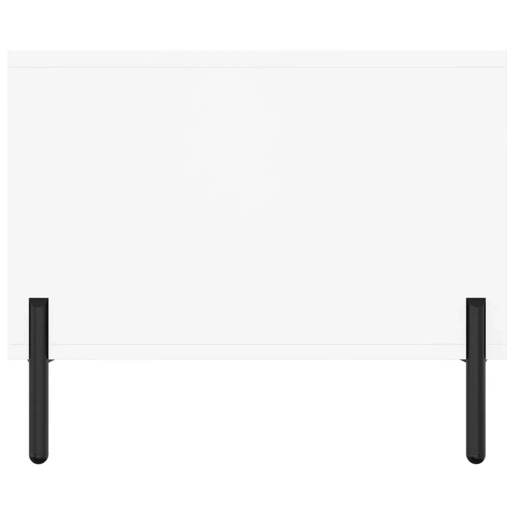 Tavolino da salotto | Tavolino da caff¨¨ | Tavolino da Soggiorno Bianco 102x50x40 cm in Legno Multistrato
