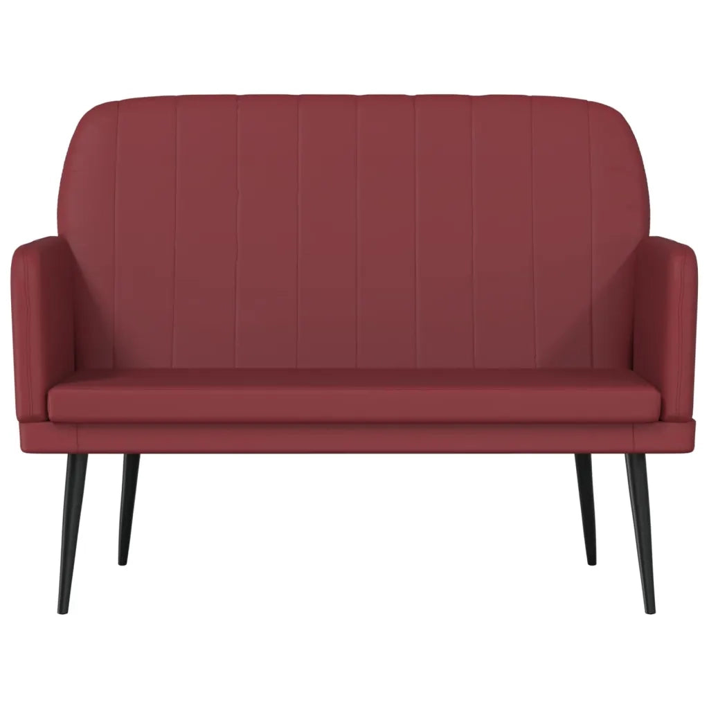 Panca Rosso Vino 107x80x81 cm in Similpelle CFW1749668