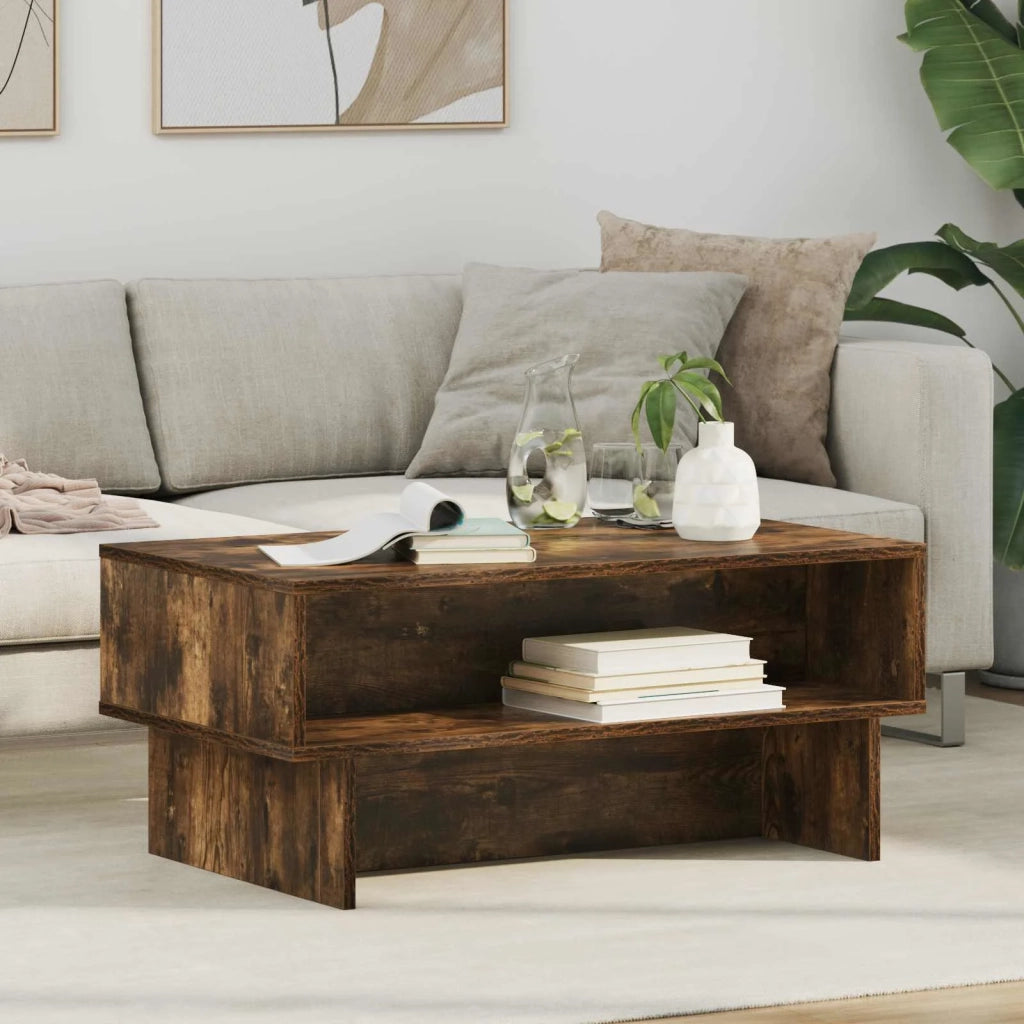 Tavolino da salotto Rovere fumé 80 x 46 x 35 cm 8000224