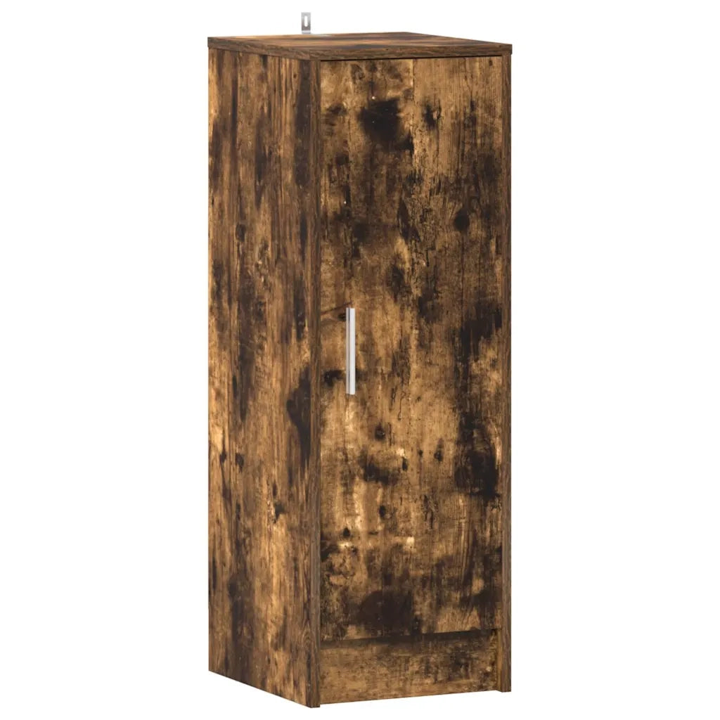 Scarpiera | Mobile per scarpe Rovere Fumo 32x35x92 cm in Legno Multistrato