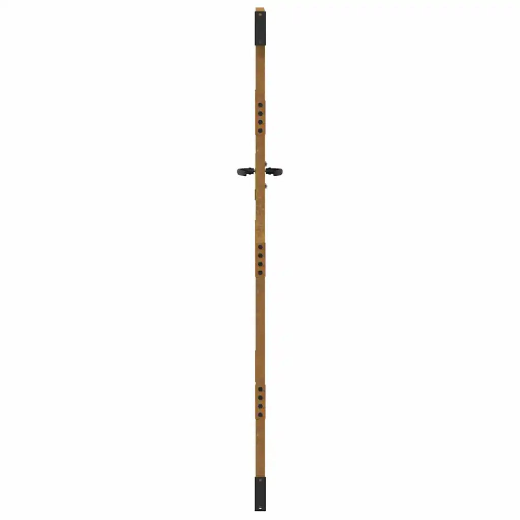 Cancello da giardino 85x175 cm in acciaio Corten con design erba CFW6336431