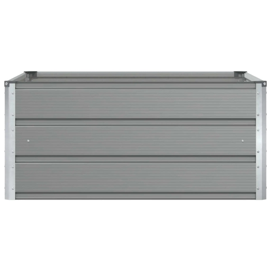 Fioriera Grigio chiaro 100 x 100 x 45 cm Acciaio 42018130