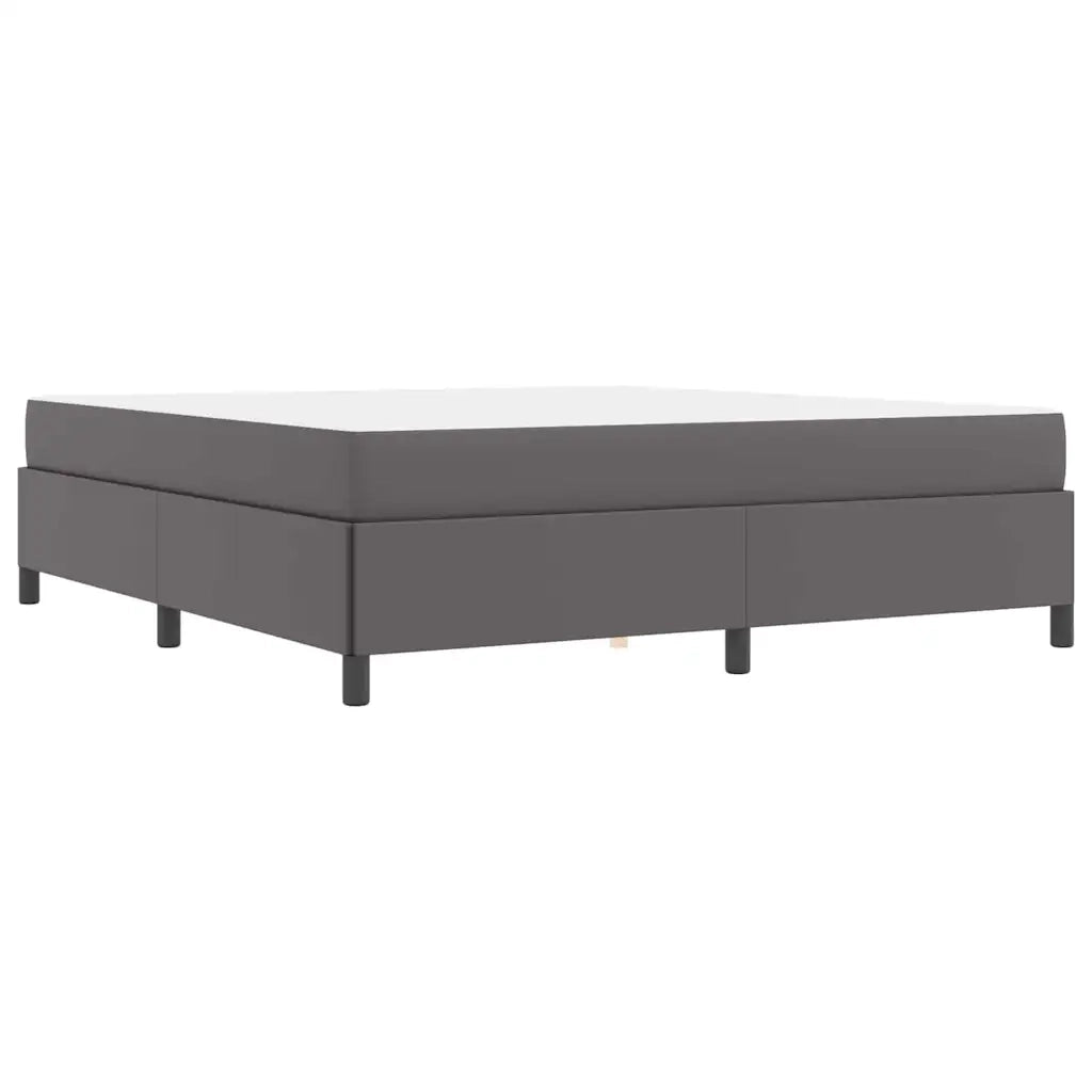 Struttura del letto con materasso Grigio 180 x 200 cm Tessuto 3399017