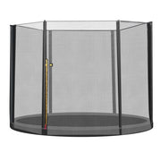Trampolino da Giardino con Rete di Sicurezza ¨C zephmum ¨C Nero 244x180 cm