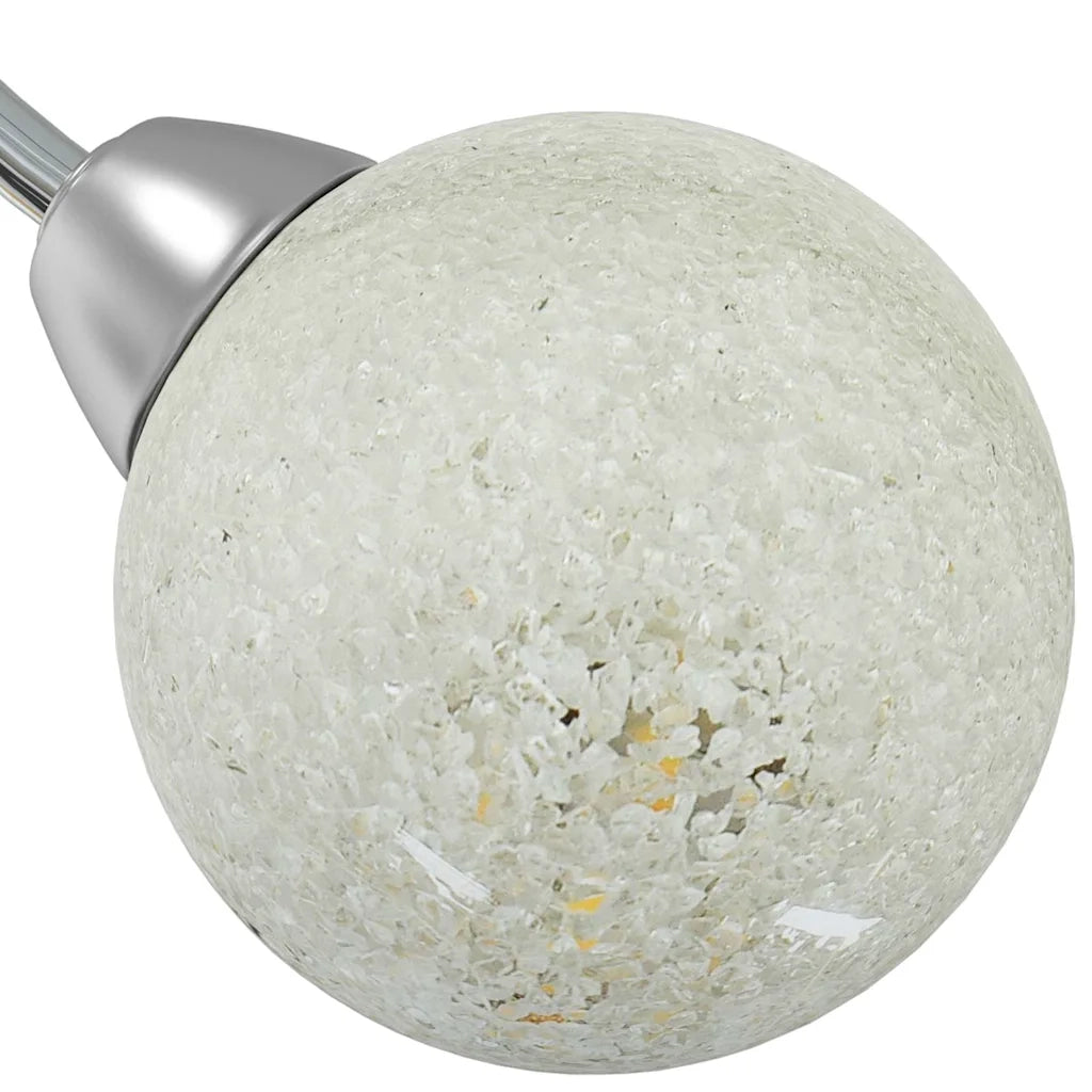 Lampada Soffitto con Paralumi Tondi in Vetro per 5 Luci LED G9 CFW5102913