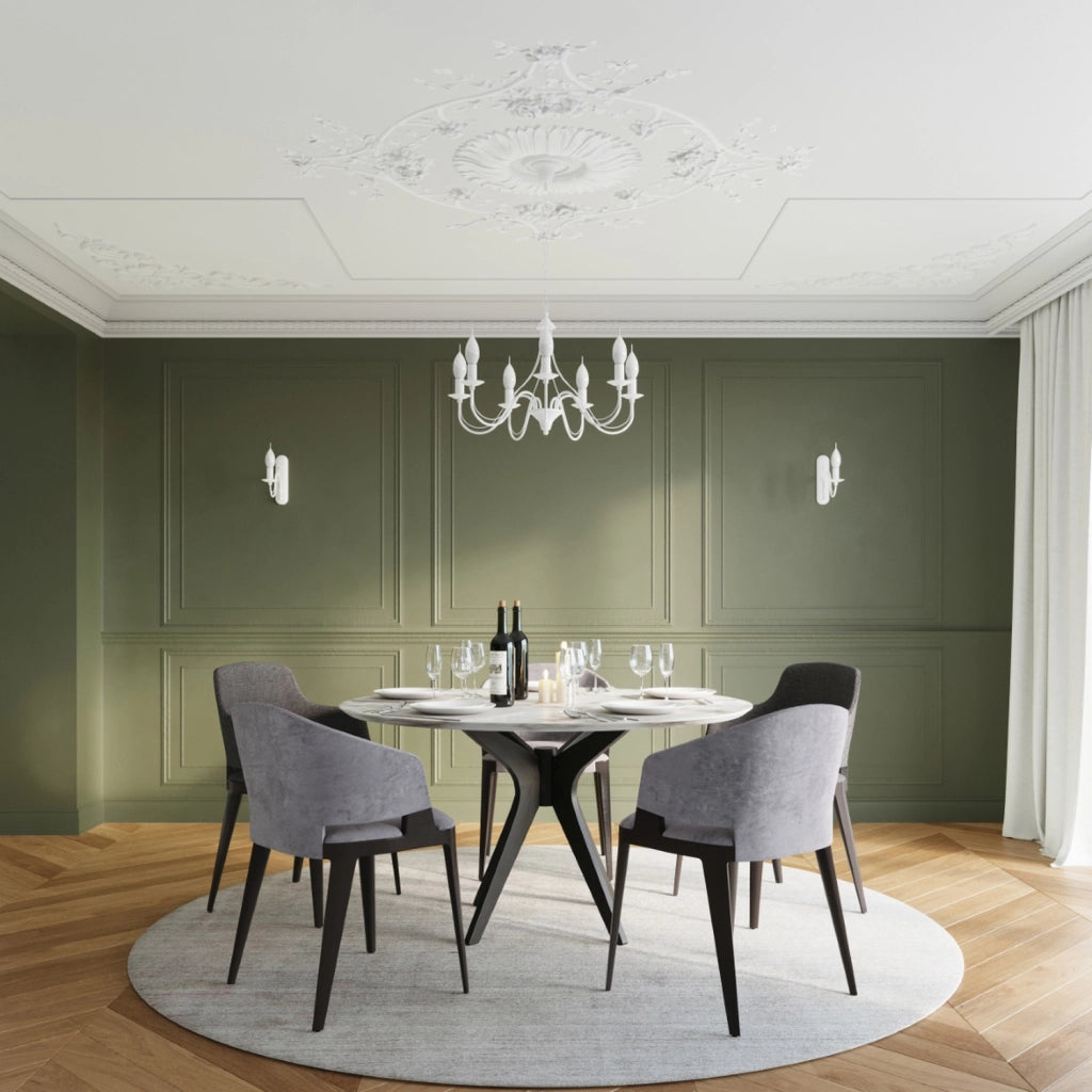 Lampadario a sospensione candeliere bianco 5xE14 PALADA Pure Lume