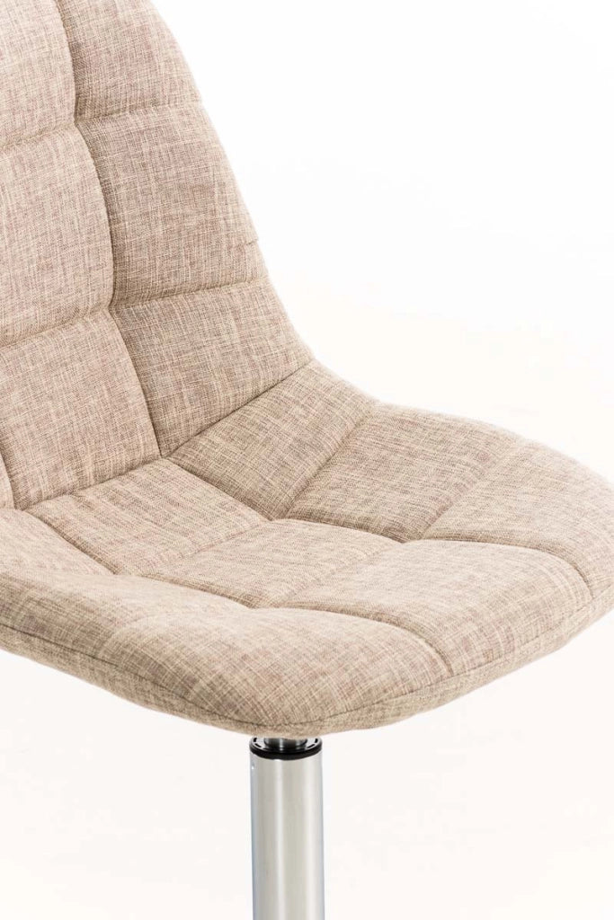 Sedia Emil tessuto crema