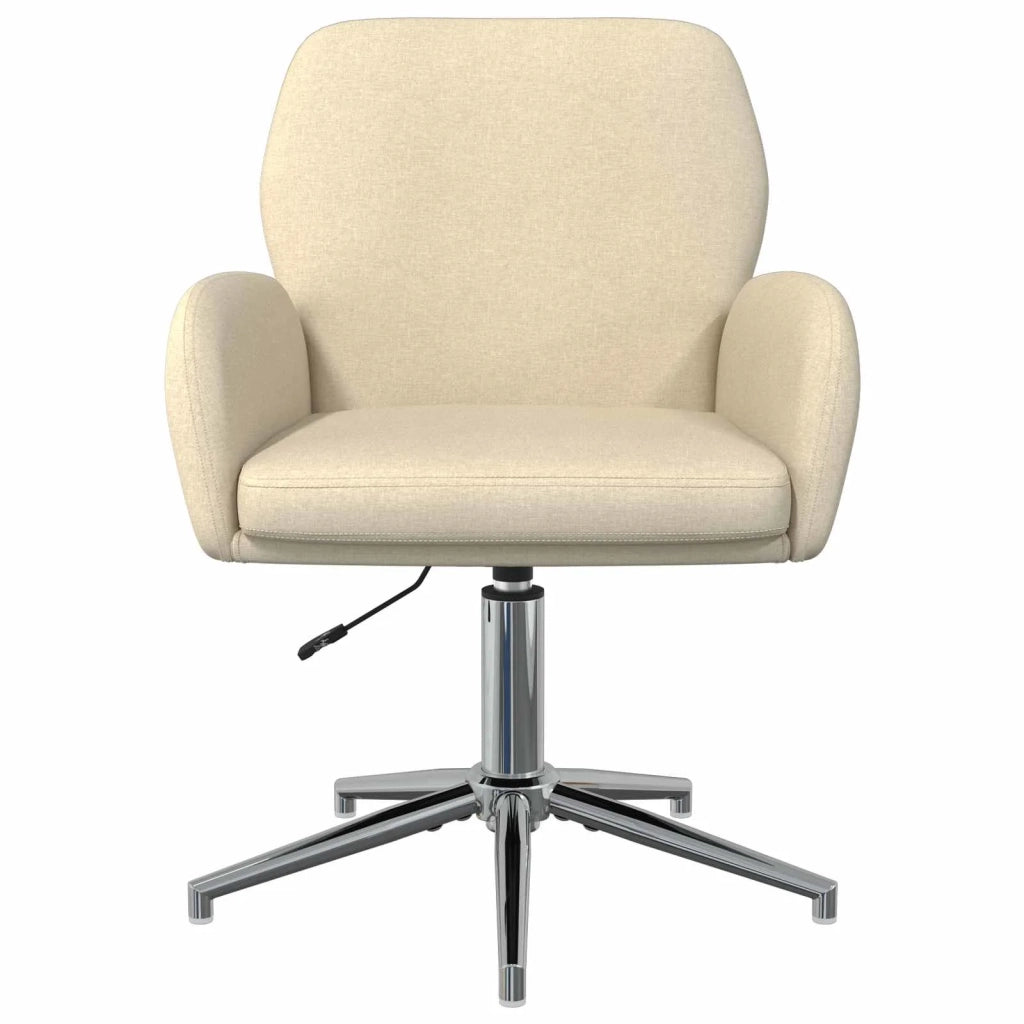Sedia da scrivania girevole 54 x 58 x 90 cm Crema Tessuto 42034342