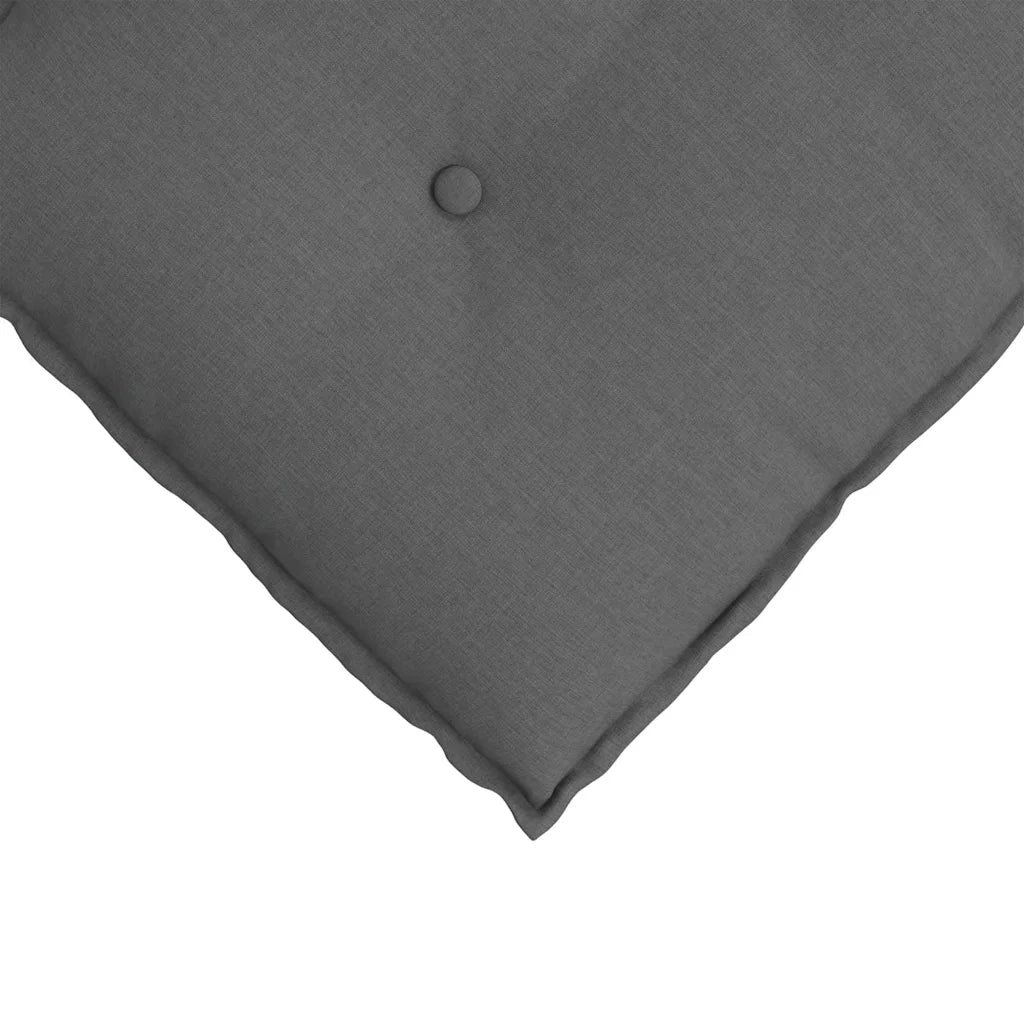 Cuscino per Schiena Grigio scuro 100 x 19 x 50 cm Tessuto 42014745