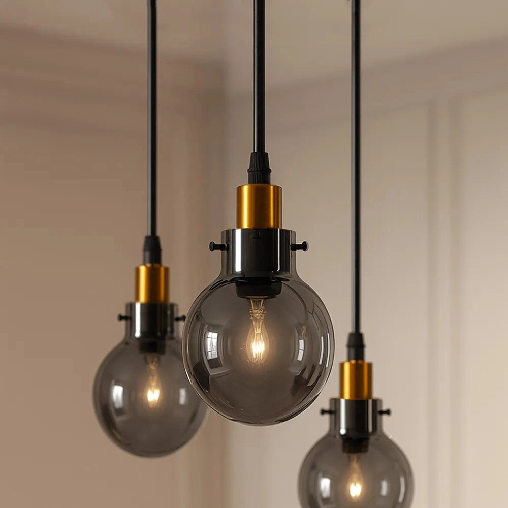 Lampada APP1125-3CP Black Gold