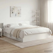 Testata del letto Bianco Lucido Legno ingegnerizzato 8001241
