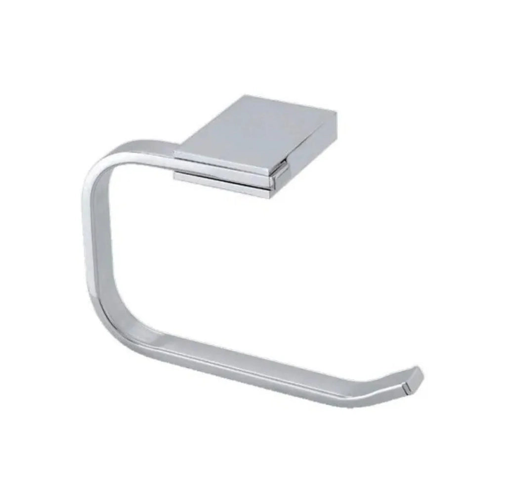Porta rotolo in cromo, design elegante e funzionale per il bagno moderno - Serie Futura