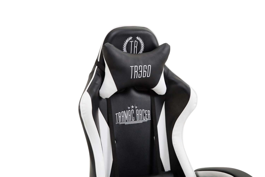 Poltrona gaming IGNITE in similpelle bianco/nero