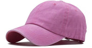 Baseballpet unisex esterno per adulti, cappello regolabile per uomo e donna, sportivo, cool, stile moderno - Rosa