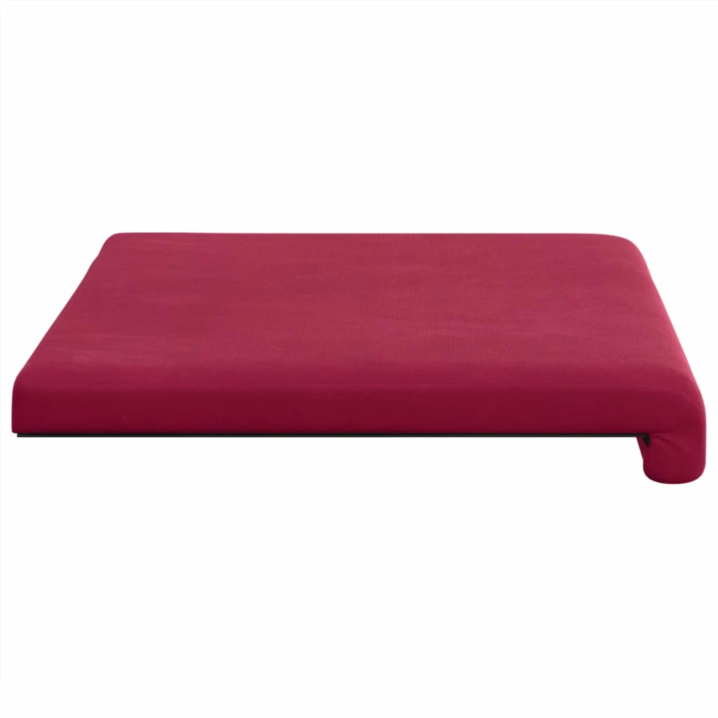 Cuscino per panchina Velluto (V) Rosso Vino Profondità 35 cm 42043180