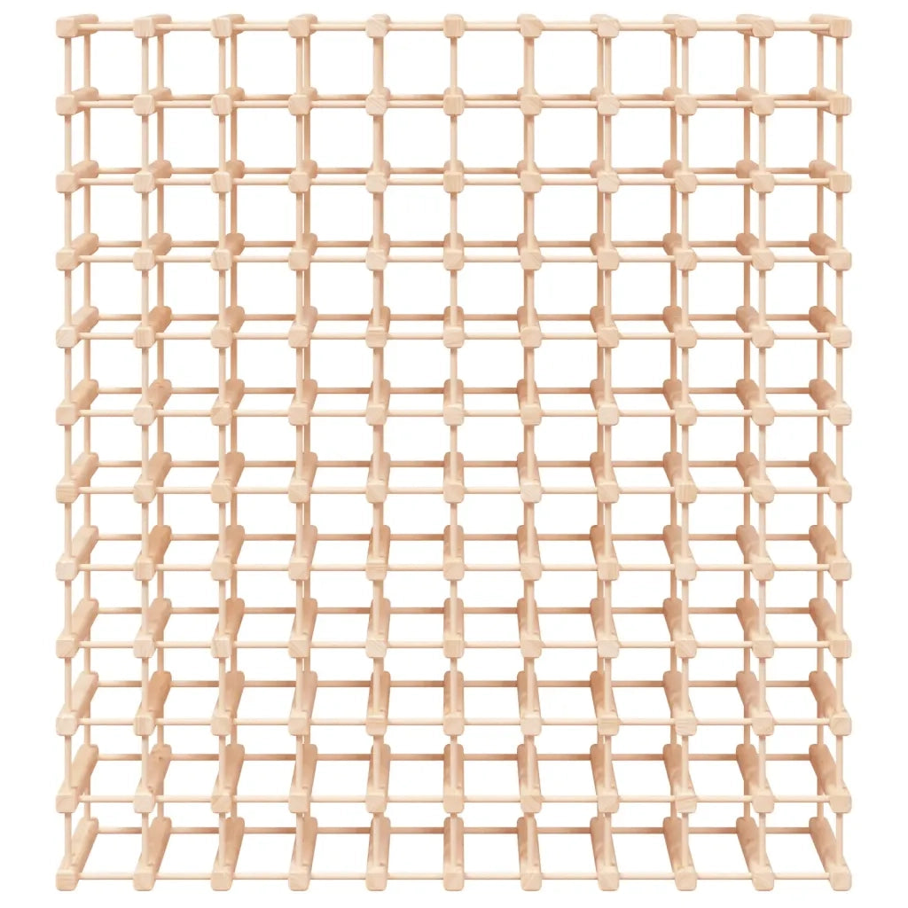 Portabottiglie Vino 120Bottiglie 112,5x23x123,5cm Massello Pino