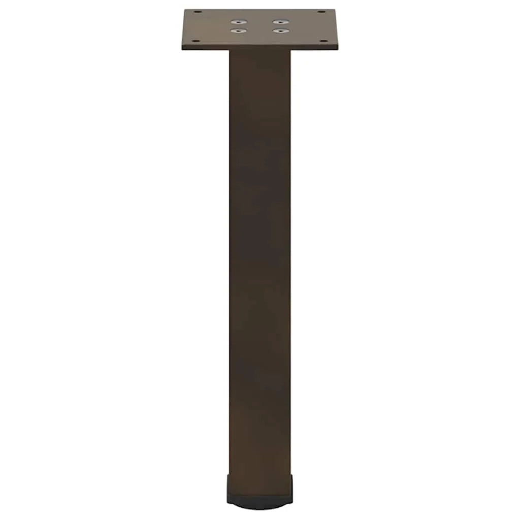 Set di 4 gambe regolabili per tavolino da caffè 42-44 cm in acciaio verniciato a polvere naturale 02_0056752