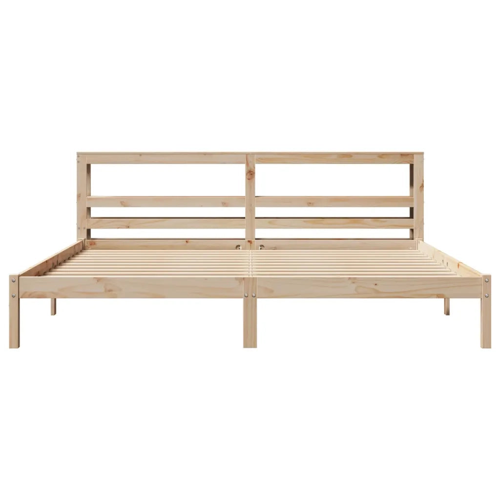 Letto senza Materasso 180x200 cm in Legno Massello di Pino 3305728