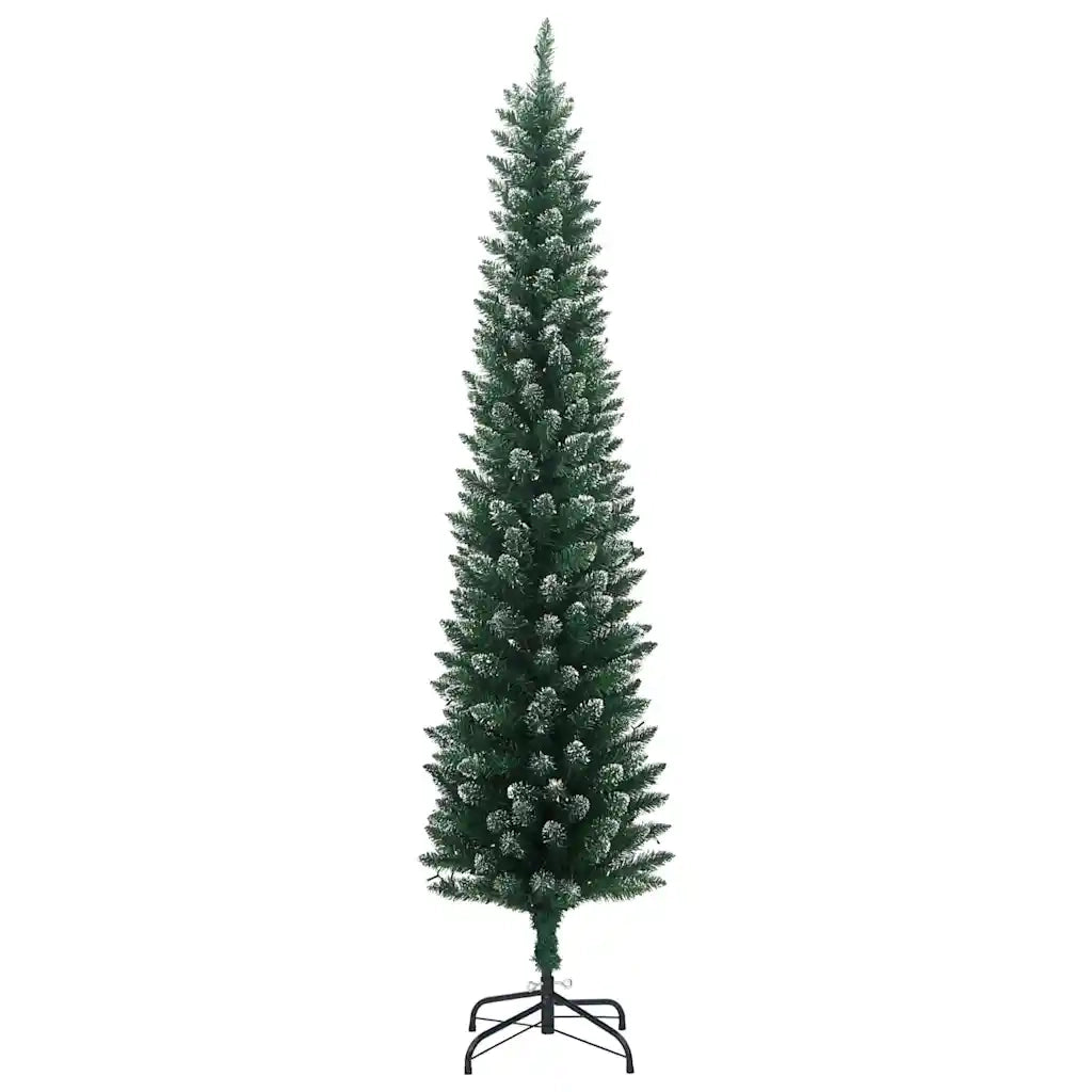 Albero di Natale | Decorazioni natalizie Artificiale Sottile con 300 LED 210 cm