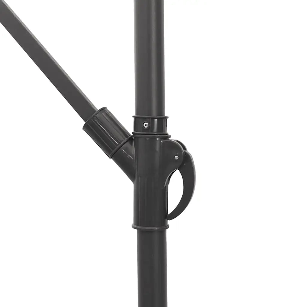 Ombrello | Parasolne Giardino con Palo in Acciaio Marrone 269x269x235 cm