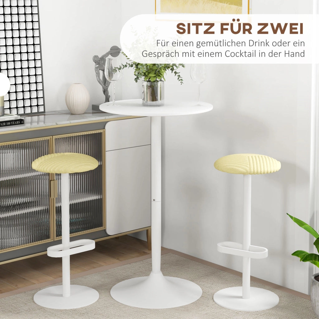 Tavolino da salotto ¨C zephmum ¨C bianco 60x60x102