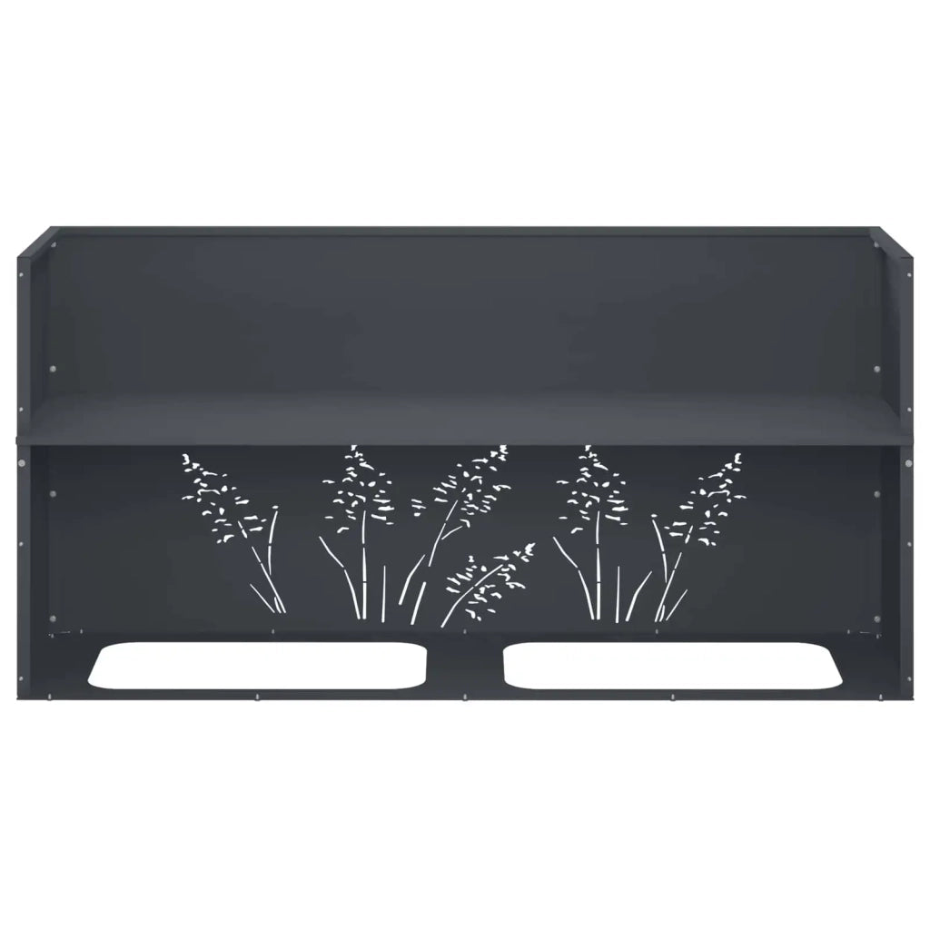 Vaso da giardino Antracite 100 x 20 x 49 cm 8005852
