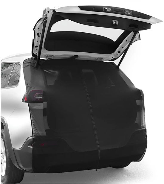 Zonwering XL per Kofferbak - Drenante - Universale - Resistente al Vento - Nero - Universale - Blocco per Auto