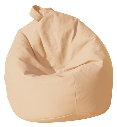 Poltrona a Sacco Pouf in Similpelle Beige Avalli