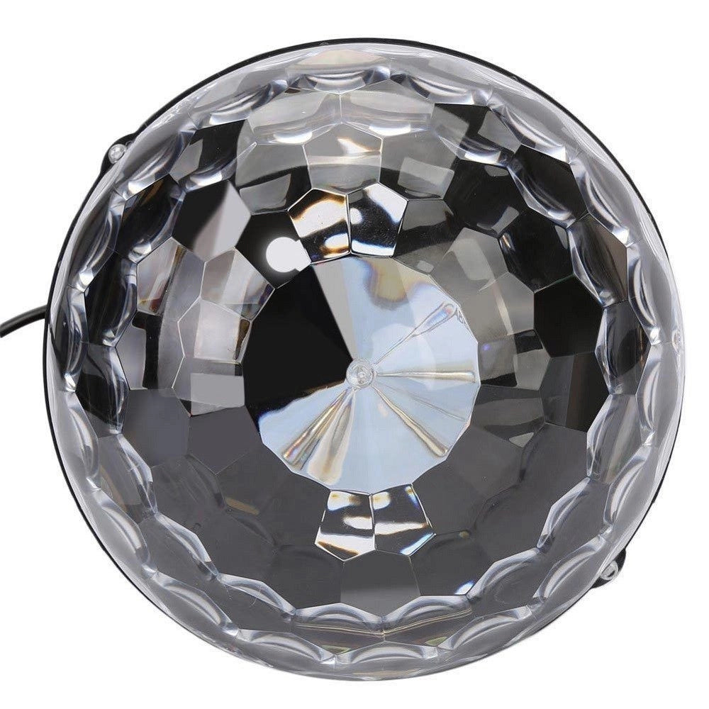 Trade Shop - Proiettore Sfera Luce Led Stroboscopio Disco Effetti Multicolore Rgb Festa -