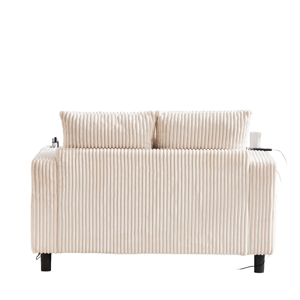 Poltrona letto con porta bicchieri e USB - Xylo - Illuminazione LED integrata