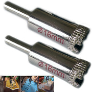 Trade Shop - Punta Trapano Diamantata Per Piastrelle Porcellana Vetro Ceramica Marmo ø 16mm -