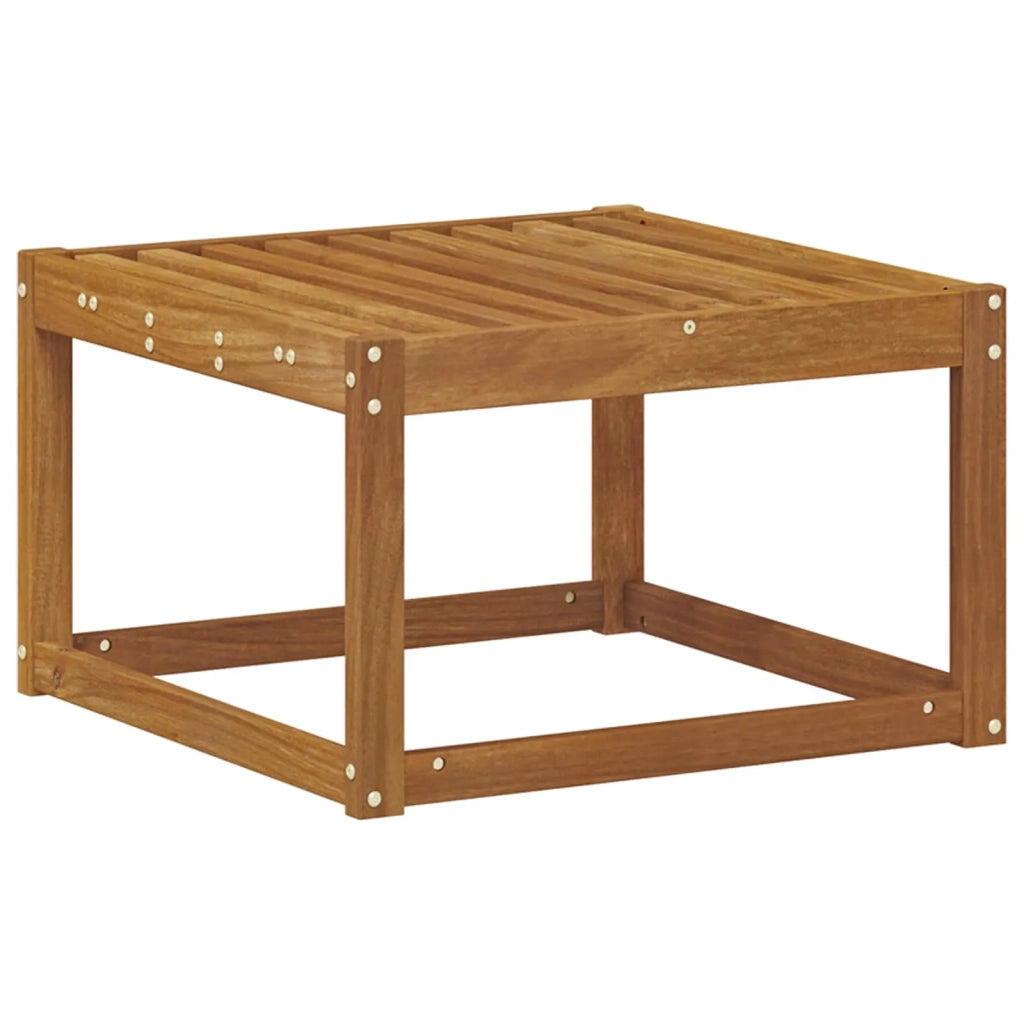 Poggiapiedi da Esterno Legno di Acacia Massello Naturale