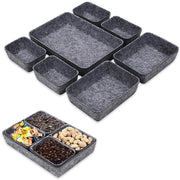 Organizzatore 7-dell'armadio con spazio di stoccaggio in velluto, organizzatore di cosmetici con cassetto in velluto, sistema di organizzazione, organizzatore del tavolo, accessori per la parete, ufficio, armadio di vestiario