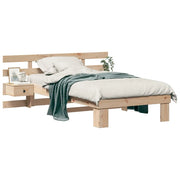 Letto singolo | Letto per adulti | Struttura del letto Marrone 80 x 200 cm Pino massello