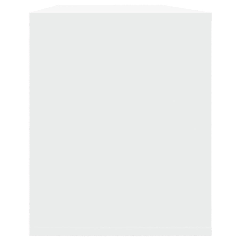 Mobile Porta TV Bianco 130x35x50 cm in Truciolato 809584