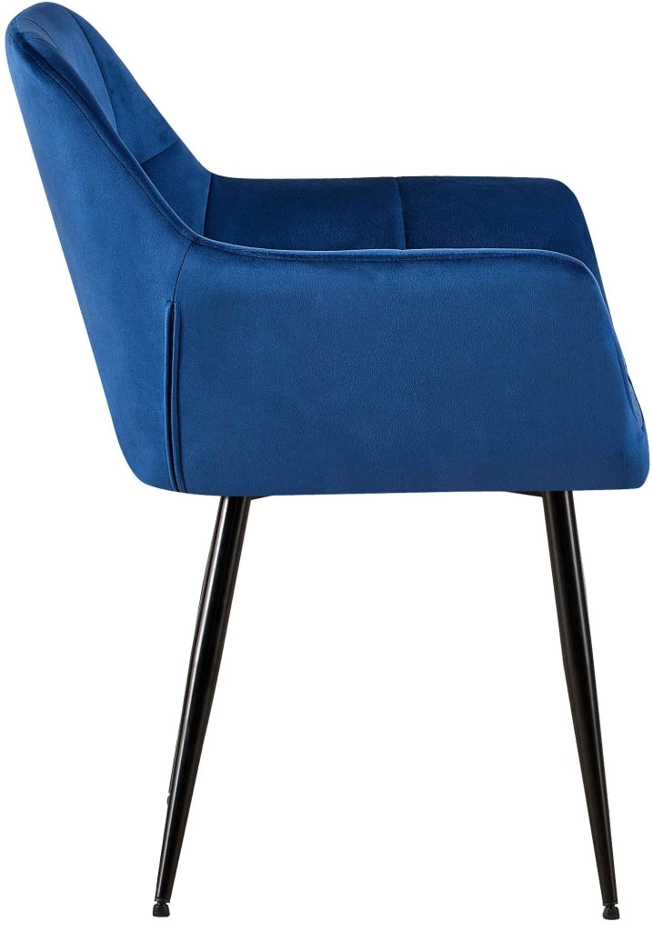 2er Set Esszimmerstuhl Emia Samt
