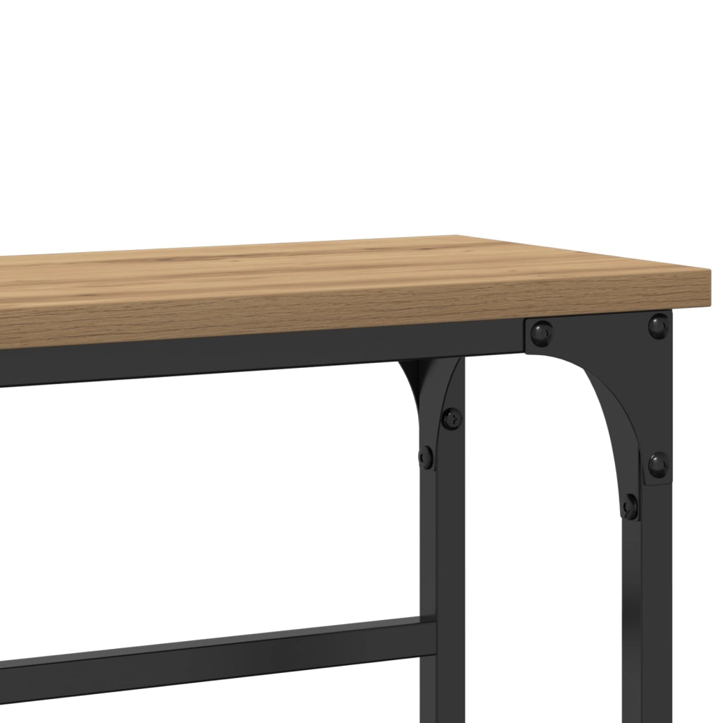 Tavolo consolle Rovere artigianale 75 x 19,5 x 75 cm 863504